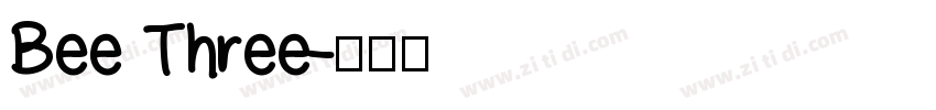 Bee Three字体转换